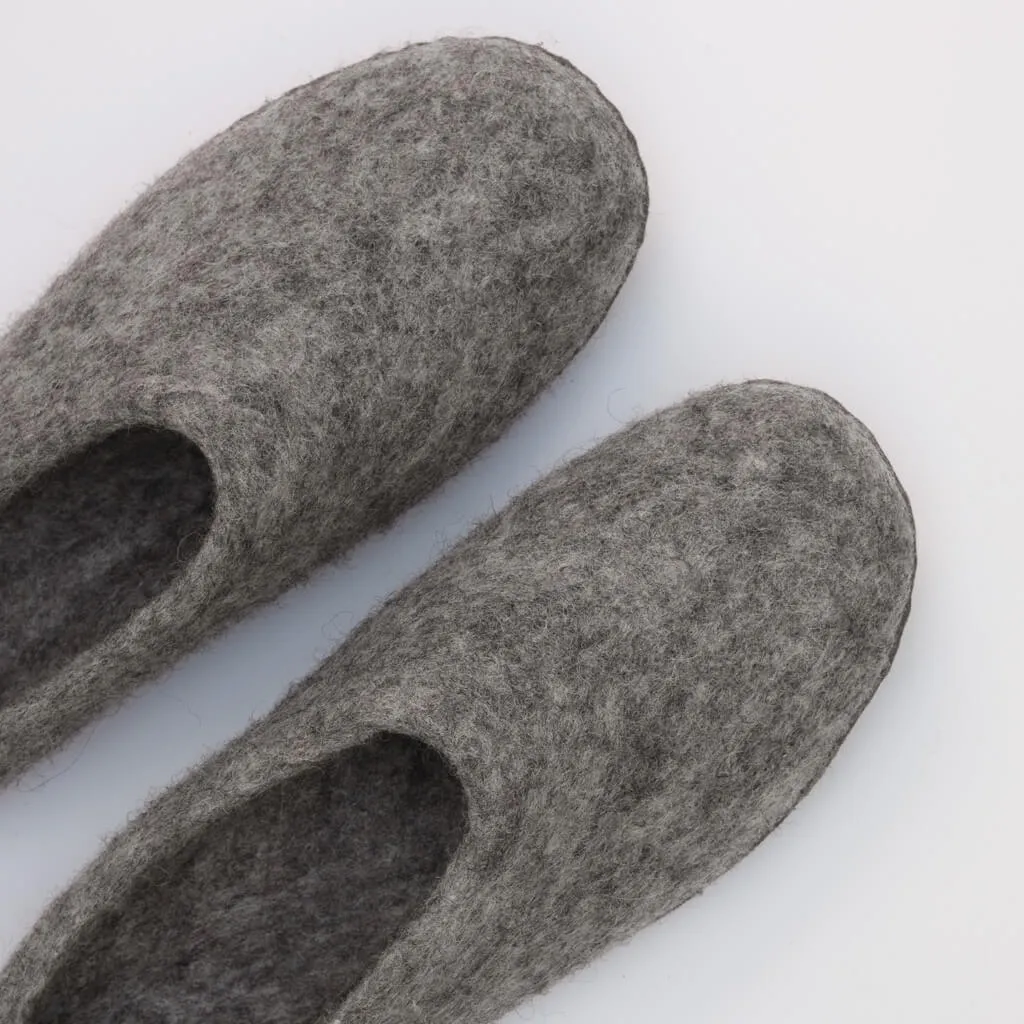 Greta Felted Wool Slippers