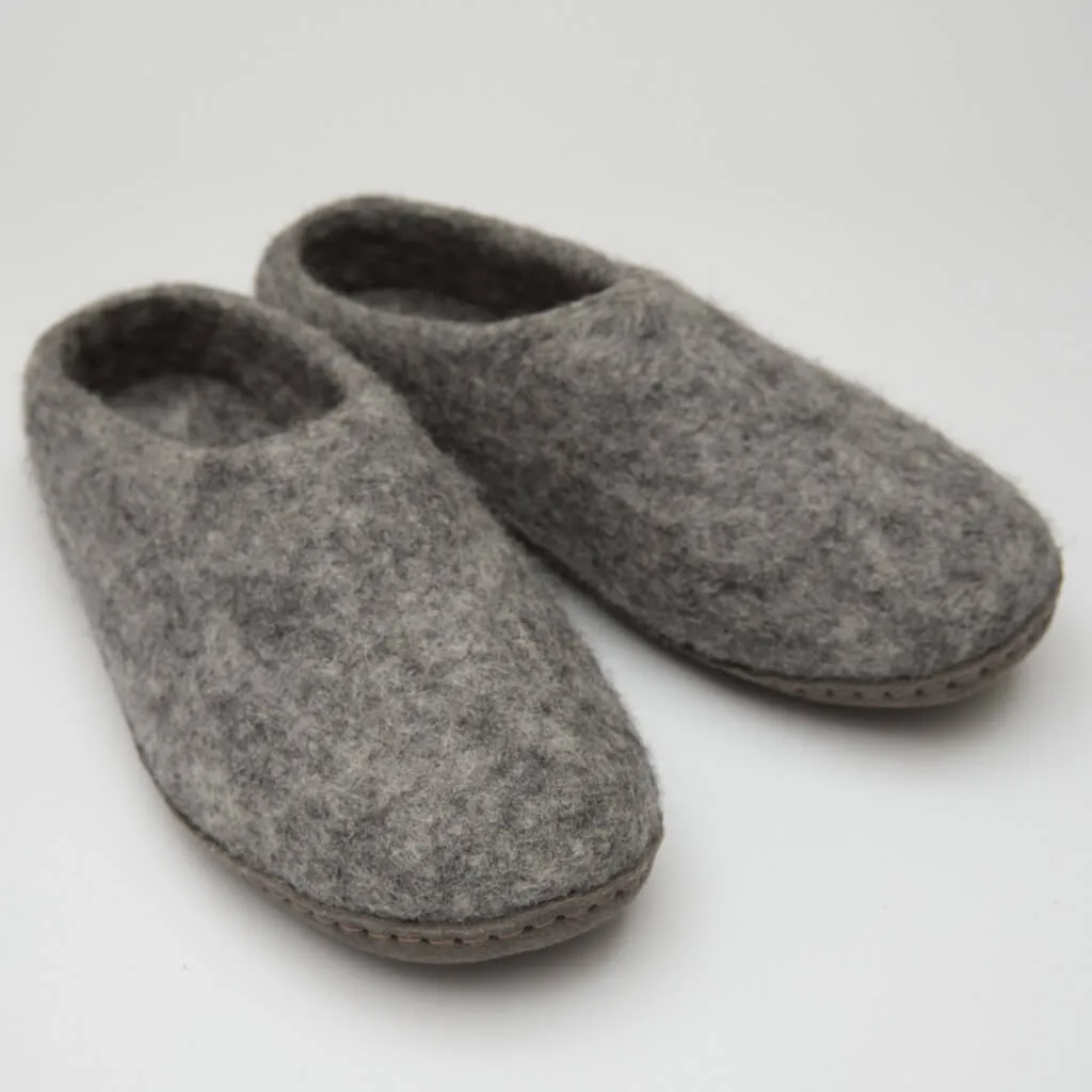 Greta Felted Wool Slippers