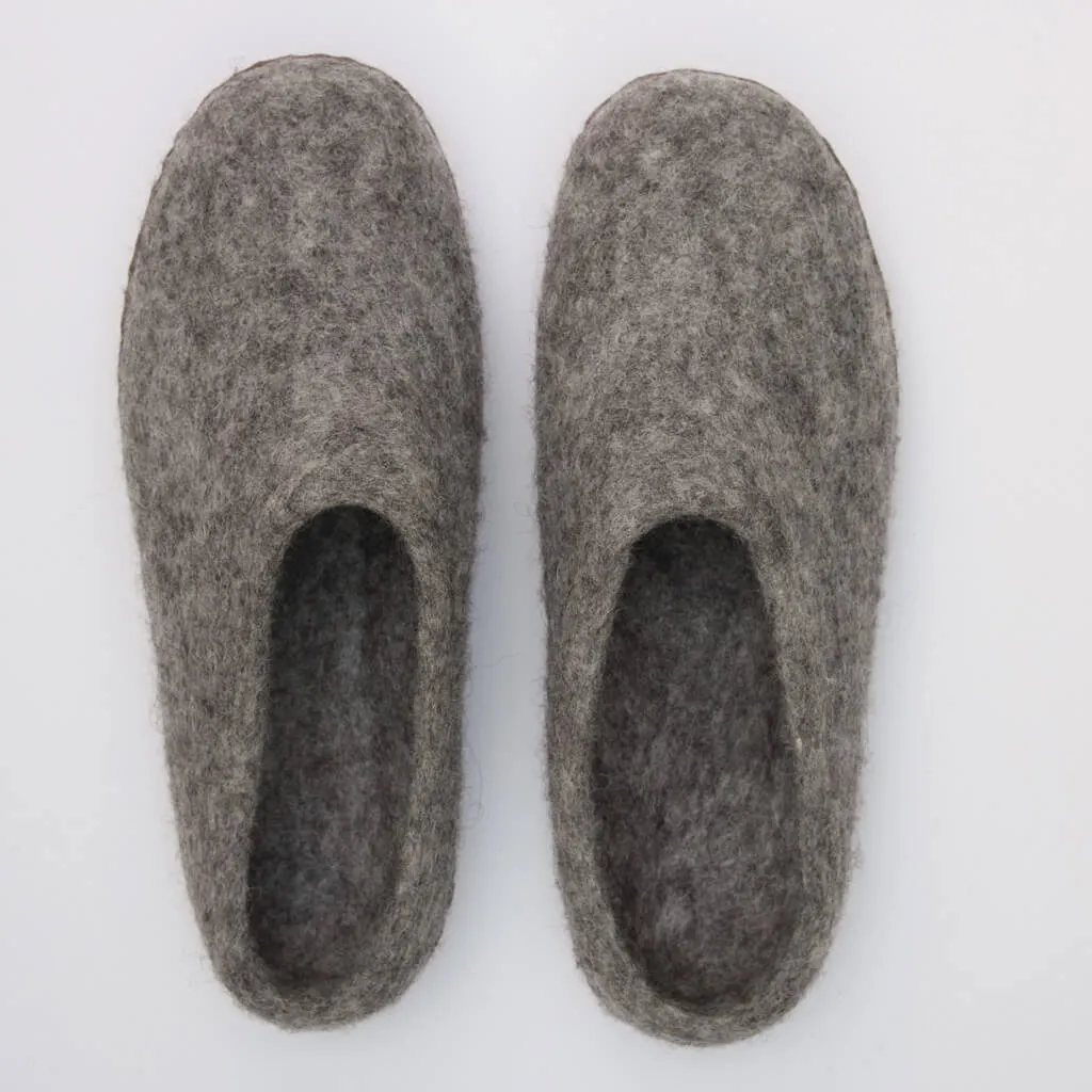 Greta Felted Wool Slippers