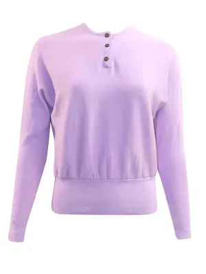 Hard Tail Henley Banded Long Sleeve Top (Style T-243)