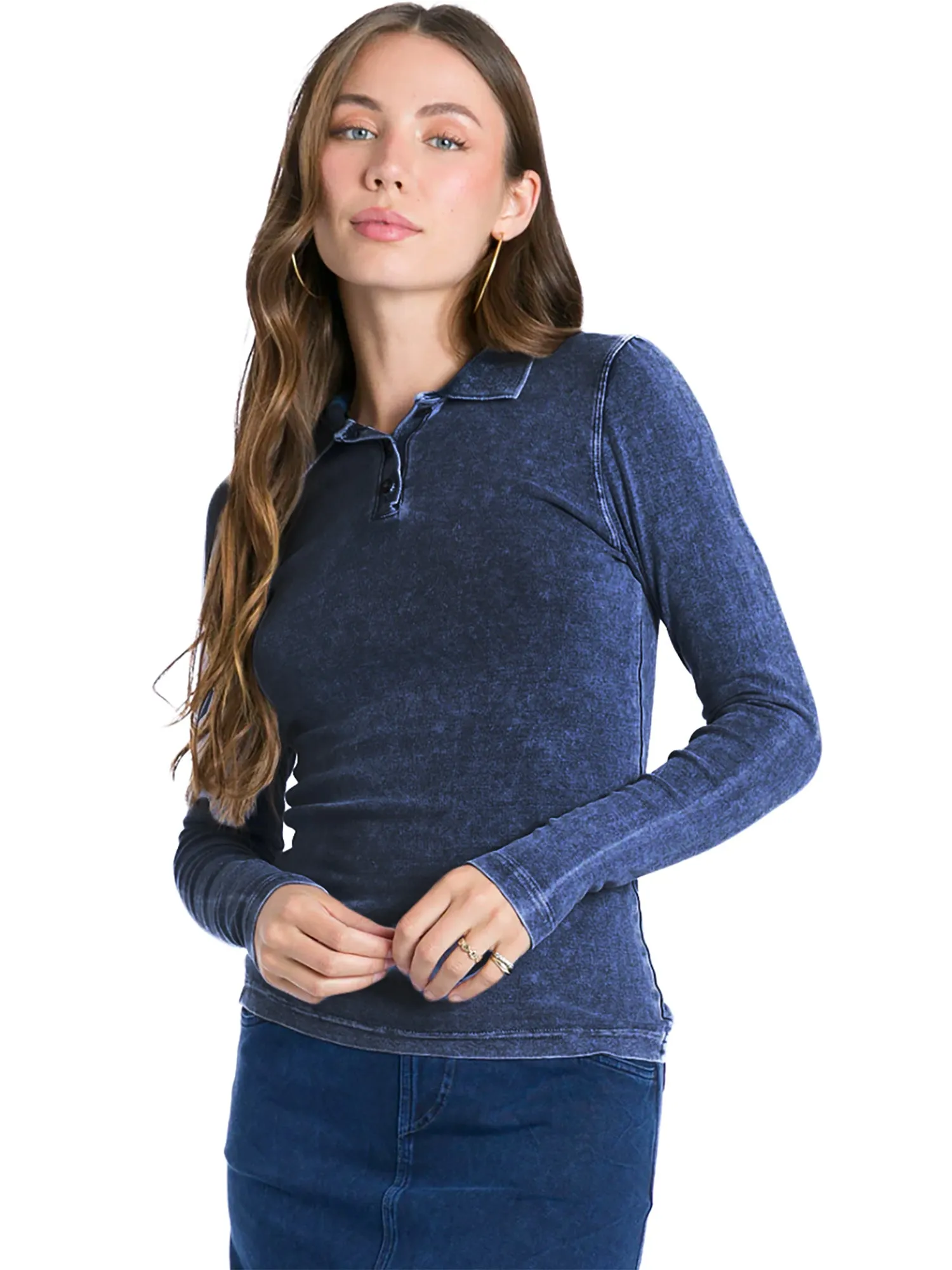 Hard Tail Long Sleeve Cotton Polo Shirt (T-162)