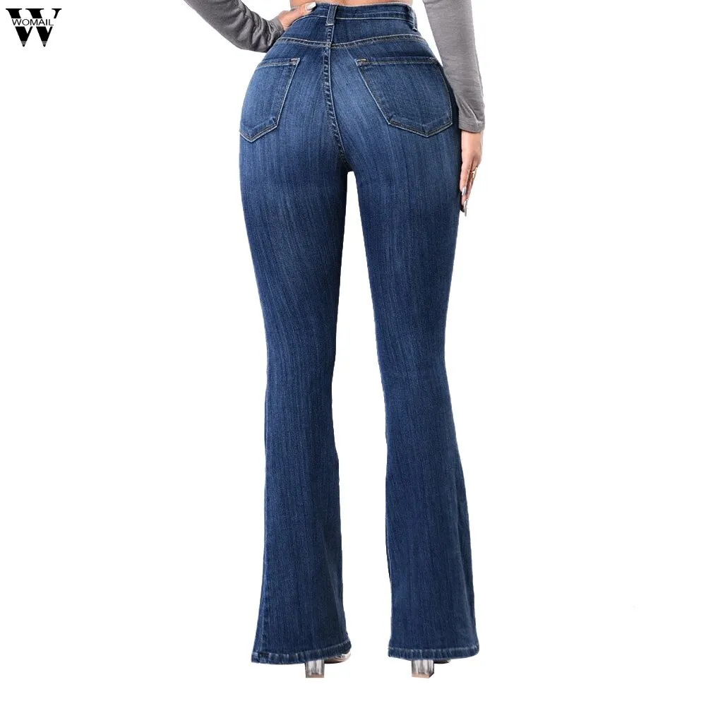 High Waisted Skinny Denim Jeans Pants