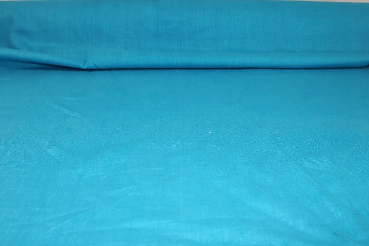 Italian Mid-weight Linen - Bright Blue