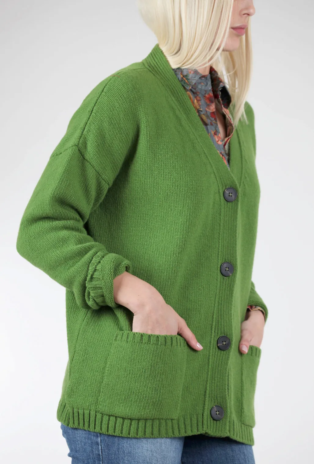 Kora Boyfriend Cardigan, Pistachio