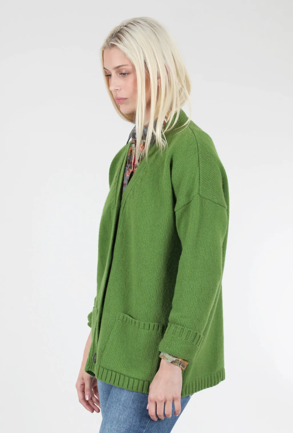 Kora Boyfriend Cardigan, Pistachio