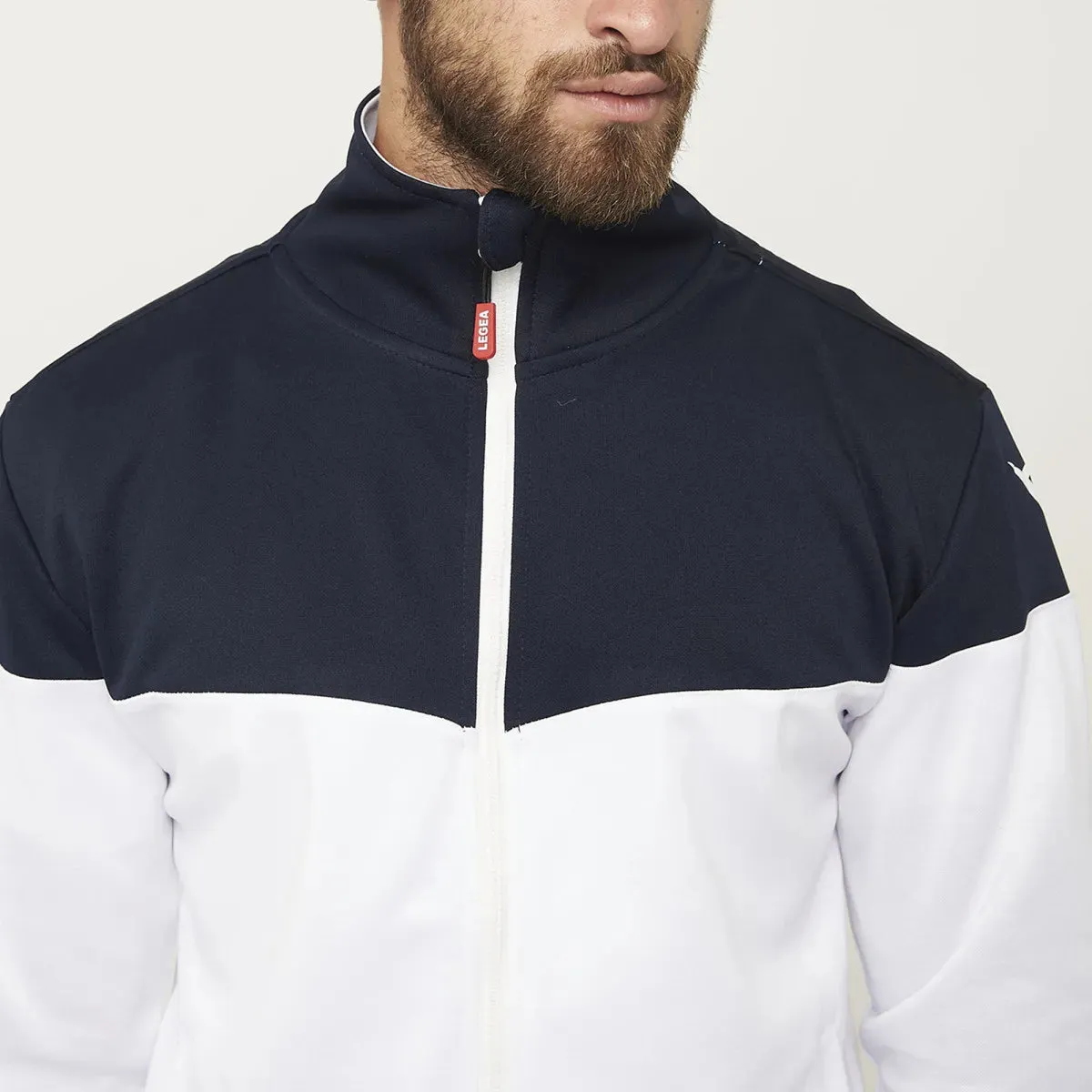 Legea Ontario Jacket White / Navy