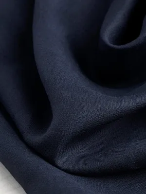 Lightweight European Linen - Dark Navy