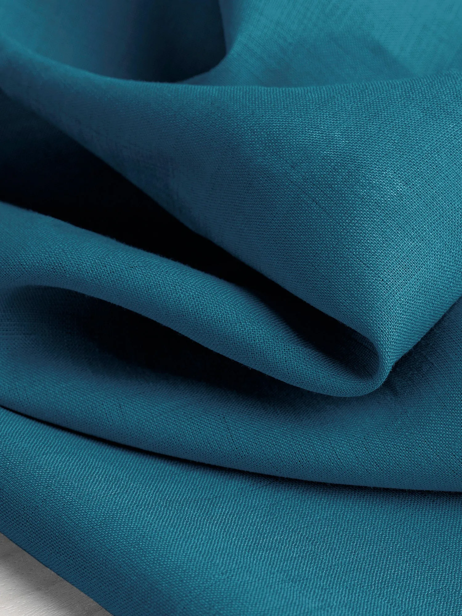 Lightweight European Linen - Lyons Blue - Swatch