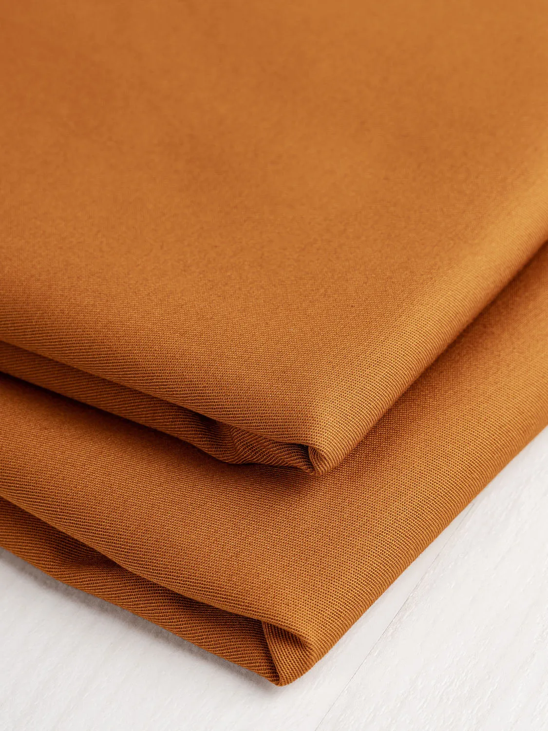 Lightweight Organic Cotton Stretch 6 oz Twill - Copper