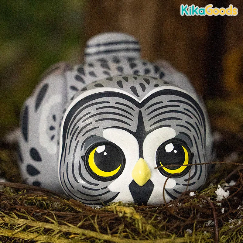 Lying Down Owl Figure