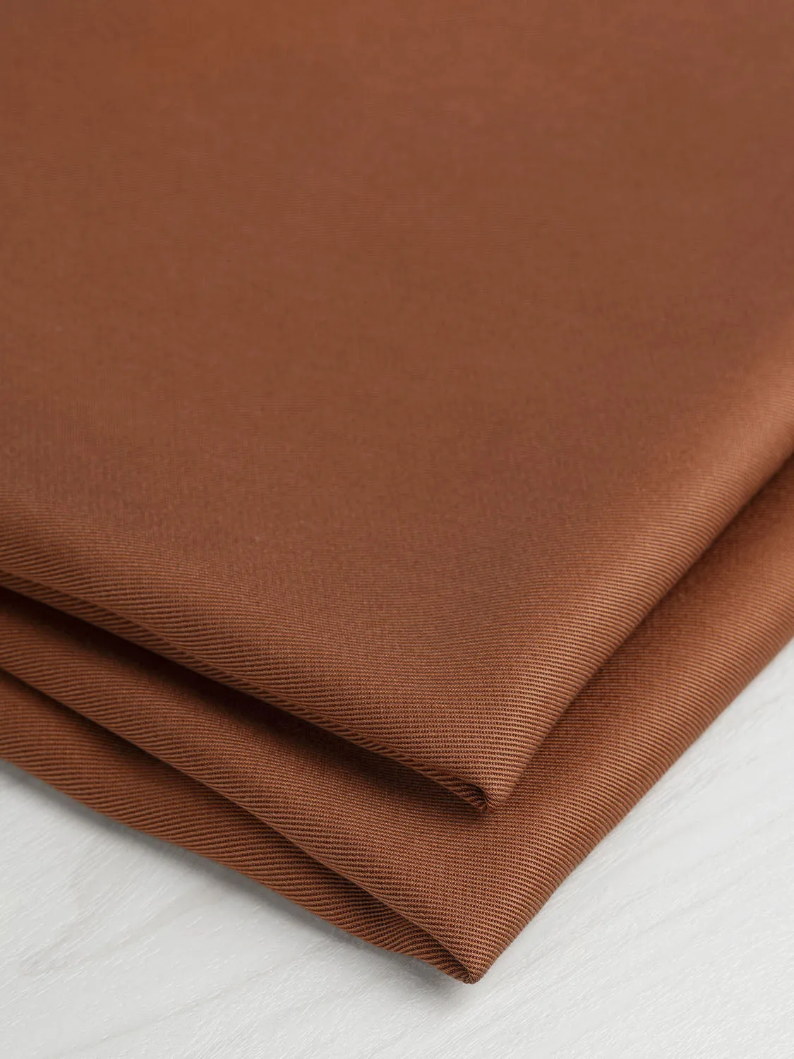 Lyocell Twill - Rust - Swatch