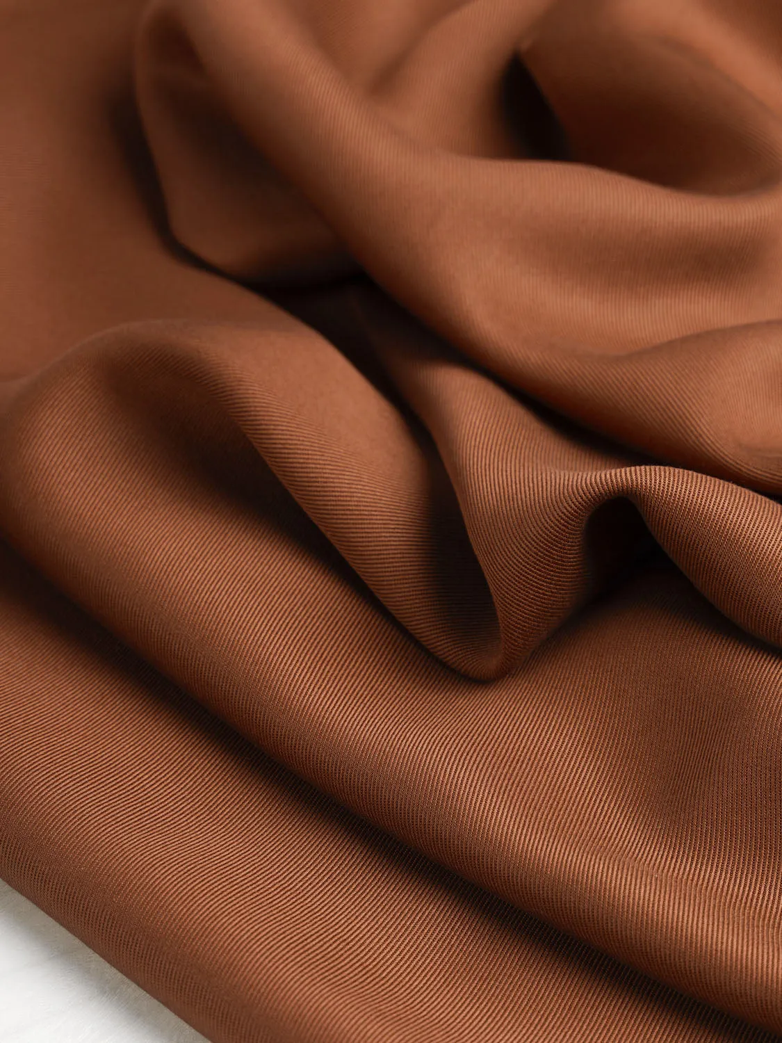 Lyocell Twill - Rust - Swatch