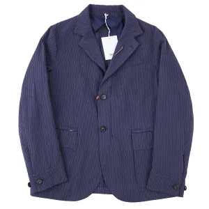 Manto Seersucker Cotton Outerwear Blazer