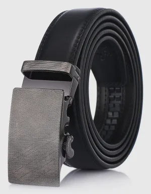 Men's Infinity Imprint Leather Ratchet  Belt