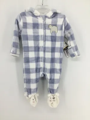 Mick Mack Child Size 3-6 Months Blue Gingham Outerwear - boys