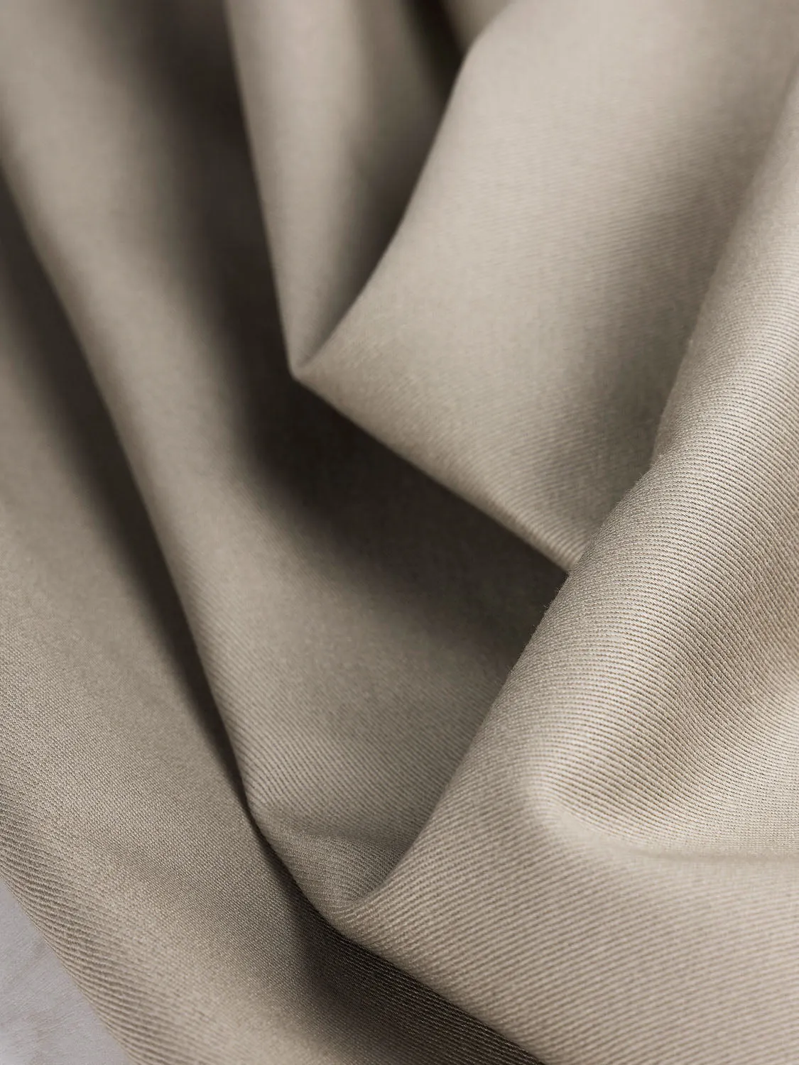 Midweight Organic Cotton Twill - Khaki