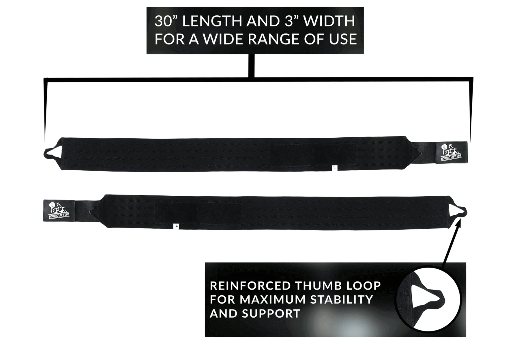 Multi-Purpose Wrist Wraps (30")