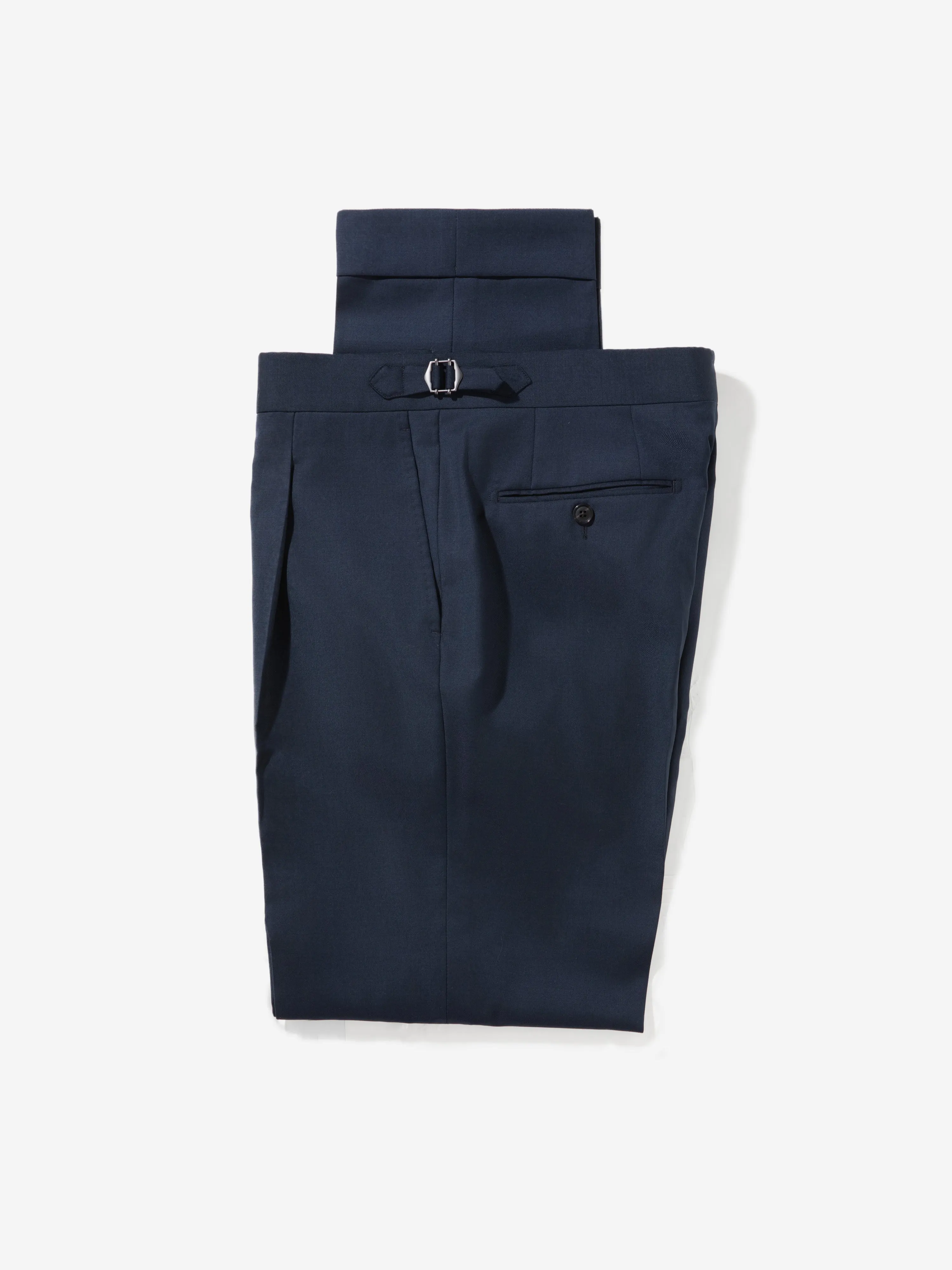 Navy S130 Wool Oscar Trousers