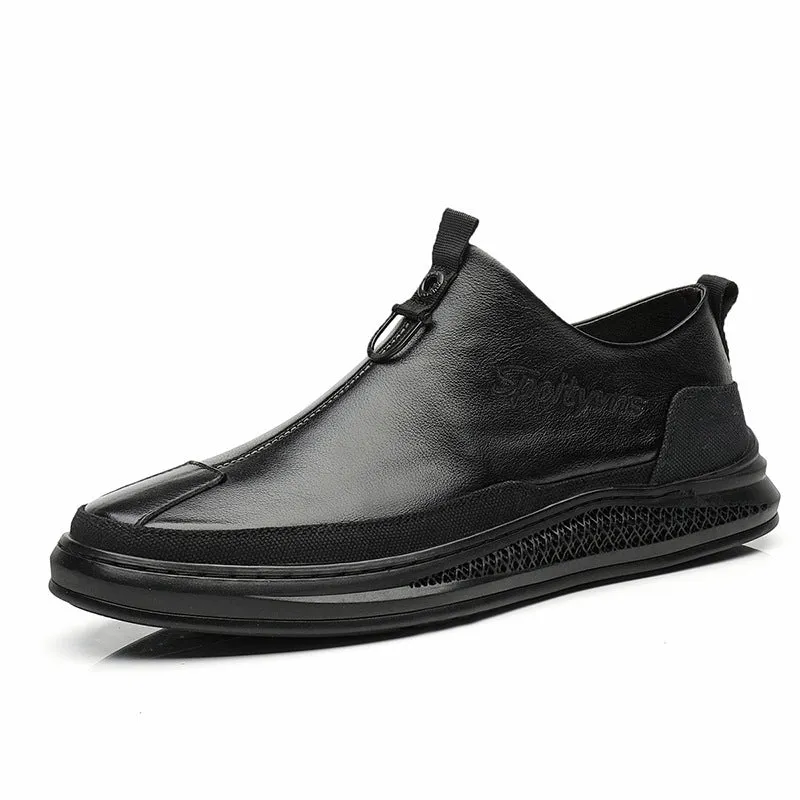 New Mens Leather Casual Shoes Footwear For Men