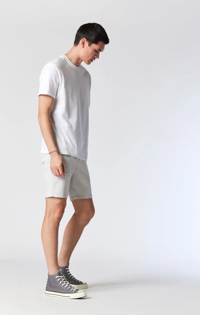 NOAH SHORTS IN OYSTER MUSHROOM TWILL