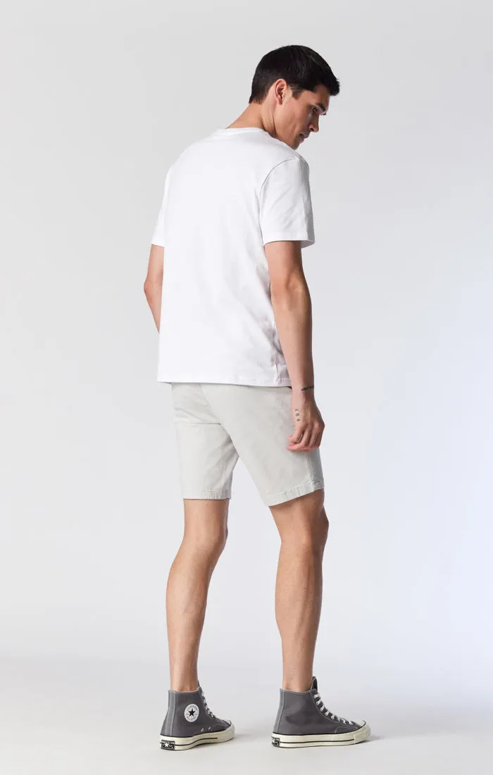 NOAH SHORTS IN OYSTER MUSHROOM TWILL