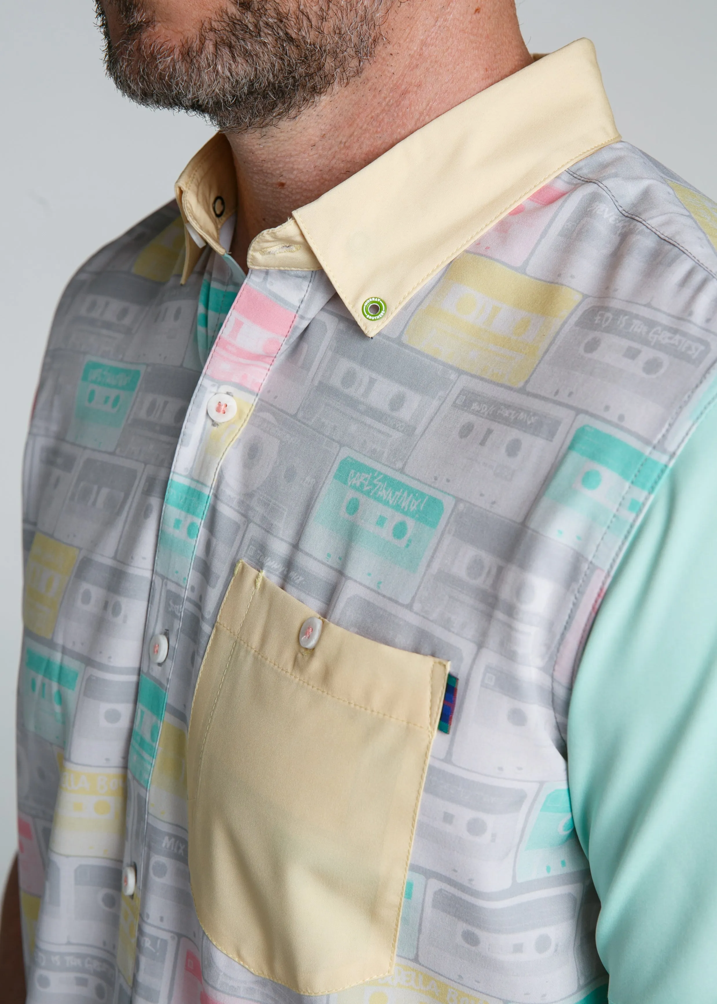 Party Mix Men's Button Down | Multi