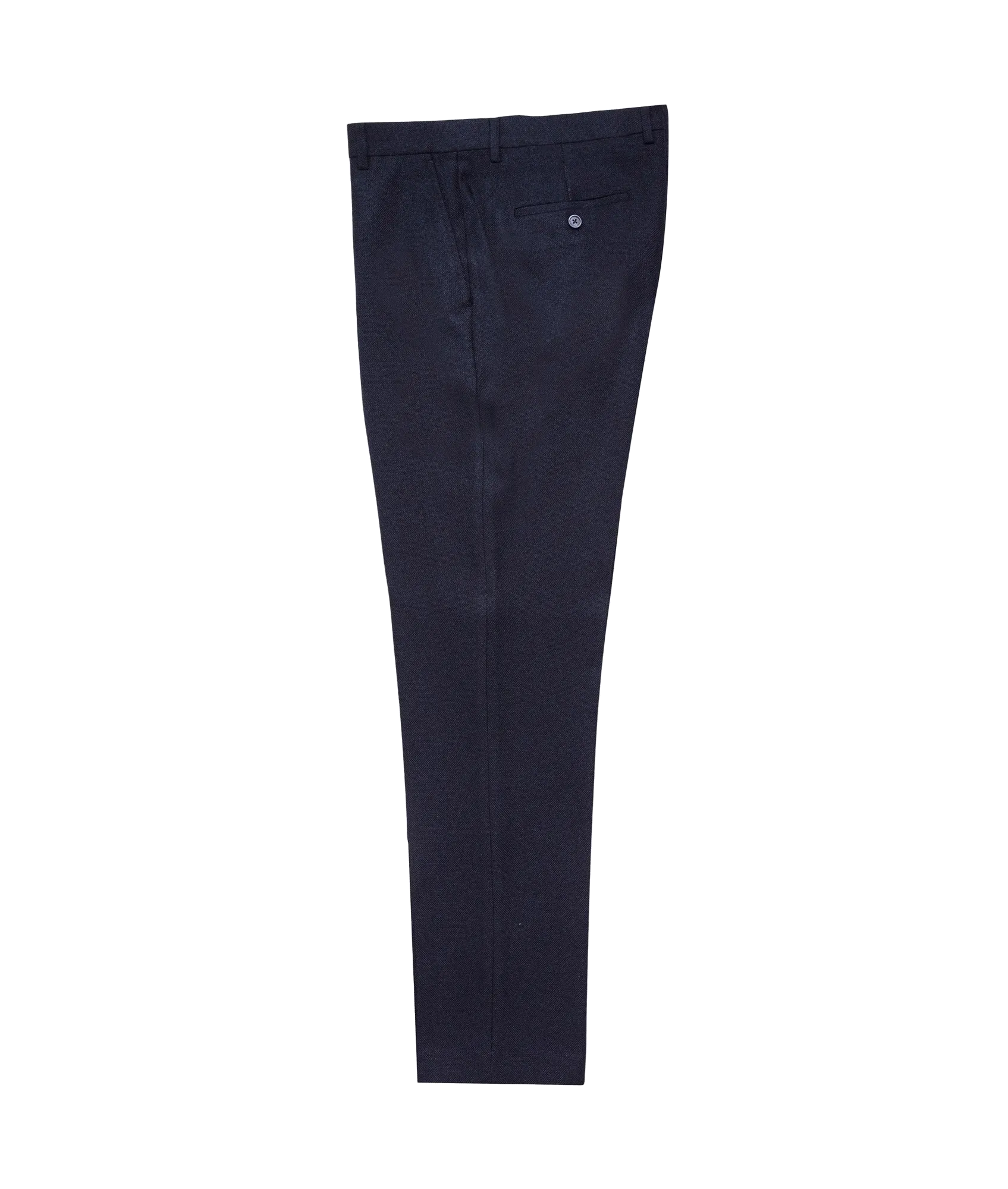 Plain Smart Trousers - Navy