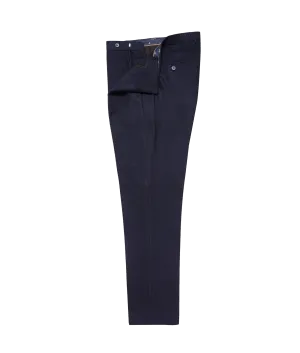 Plain Smart Trousers - Navy