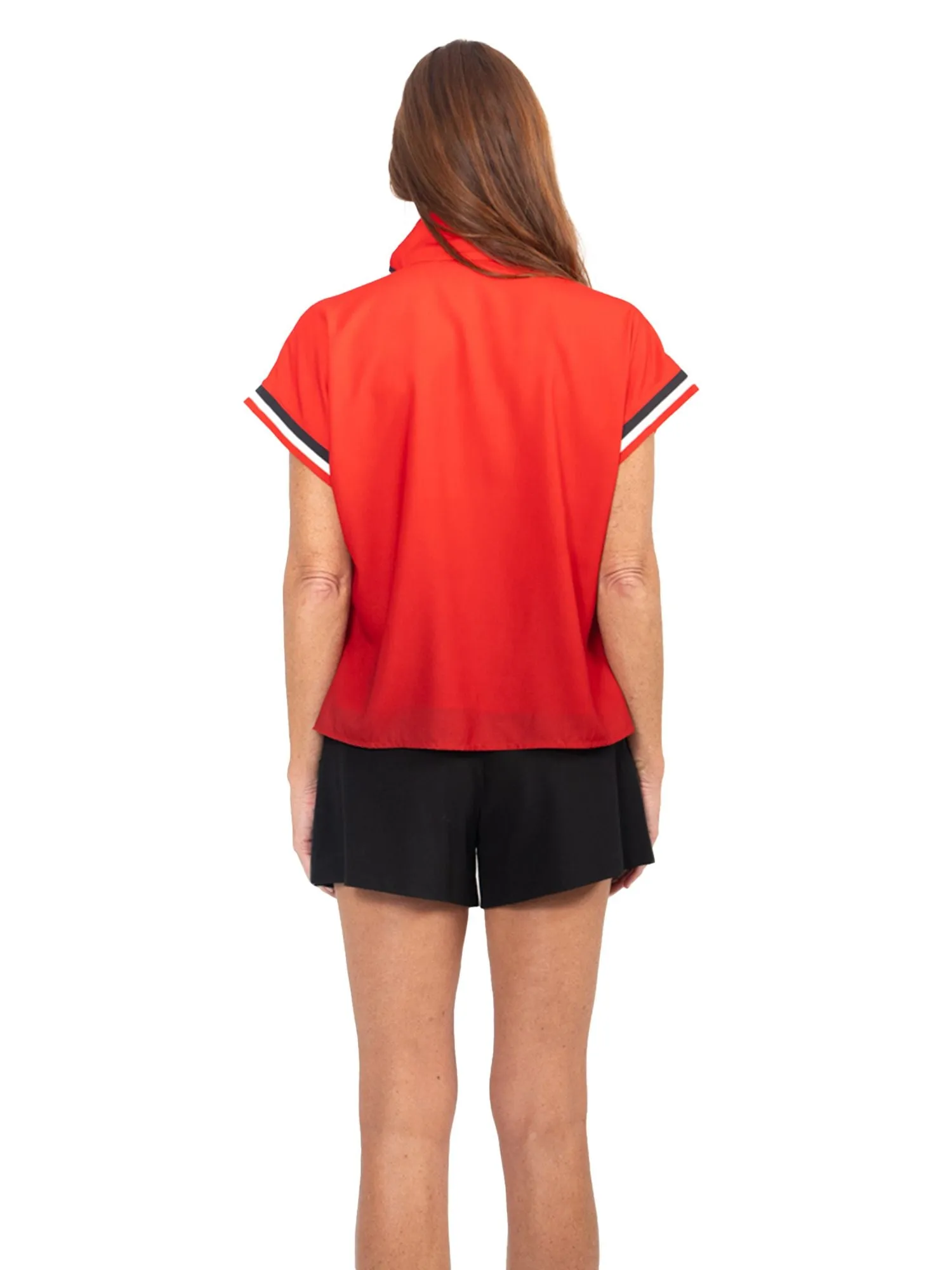 Poppy Pullover | Red Varsity