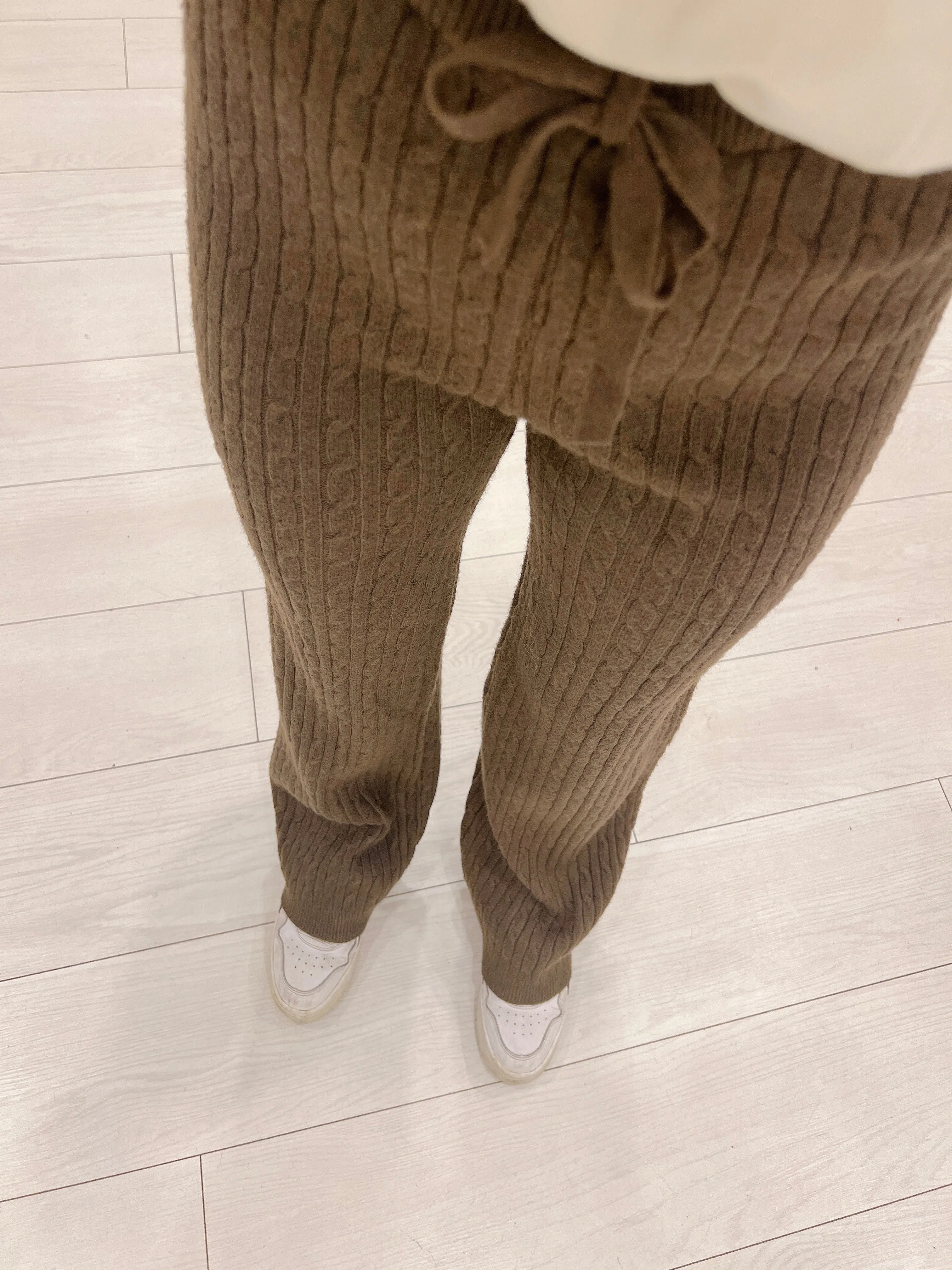 SARE Cable-knit pants