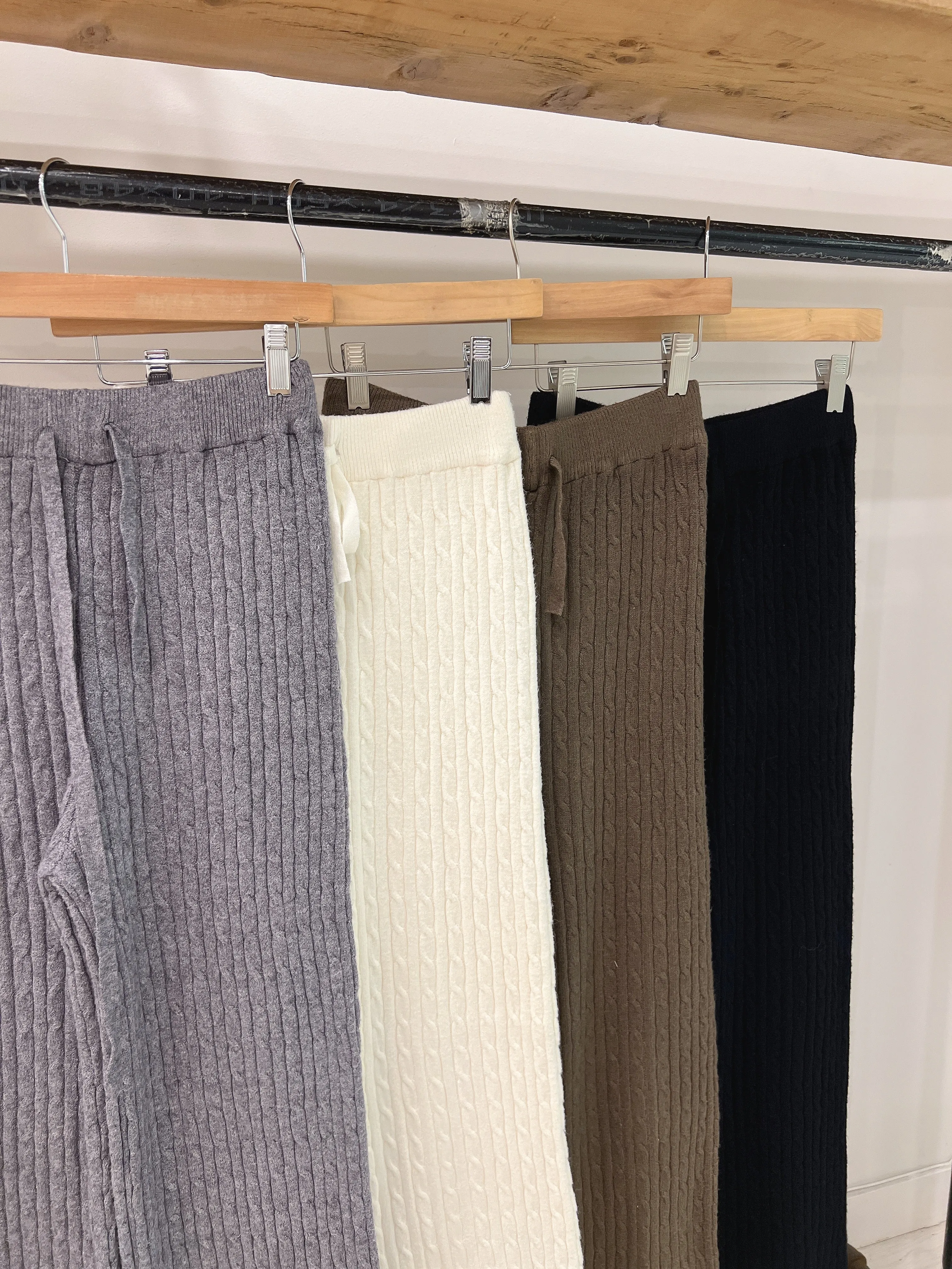 SARE Cable-knit pants