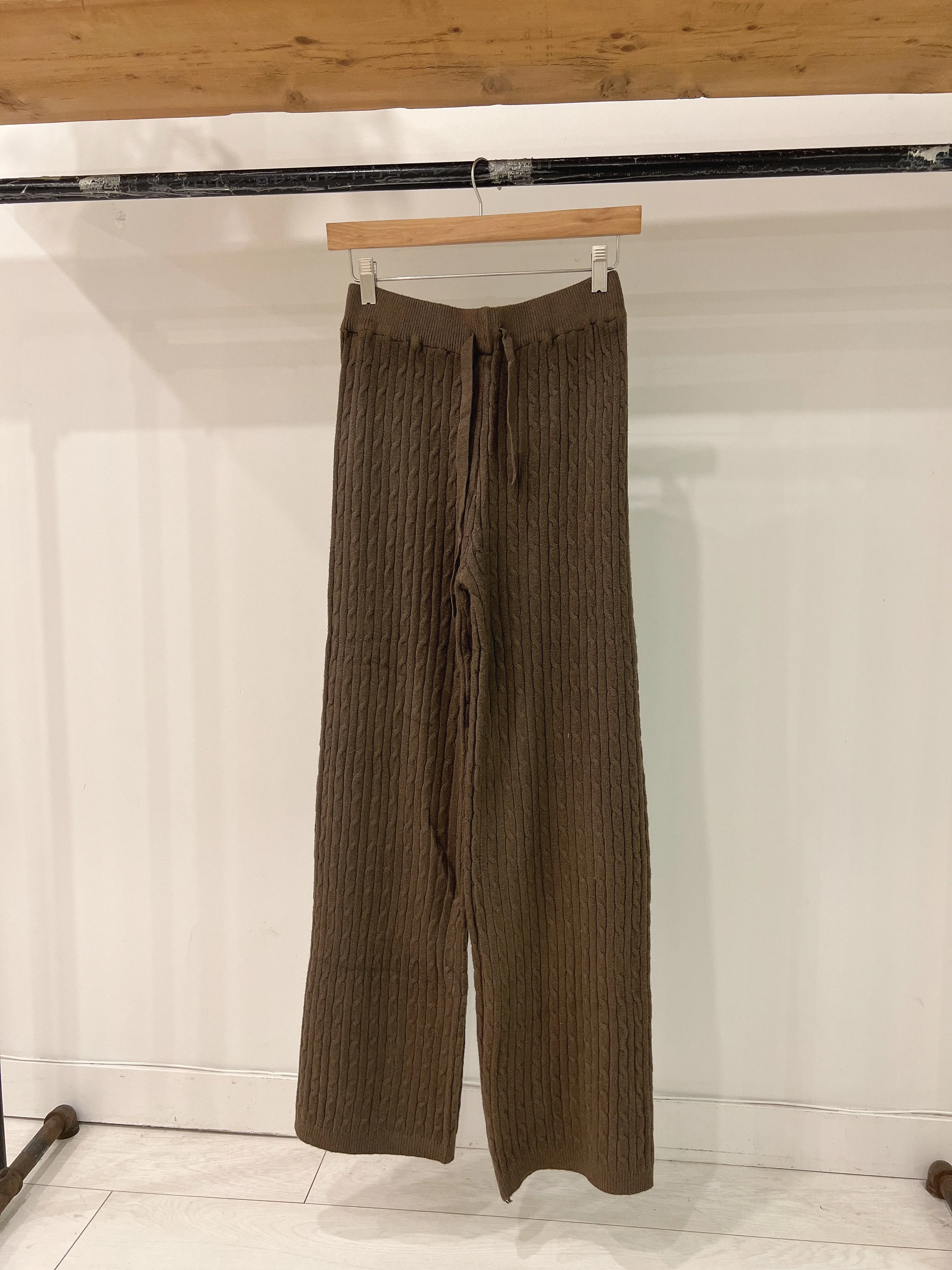 SARE Cable-knit pants