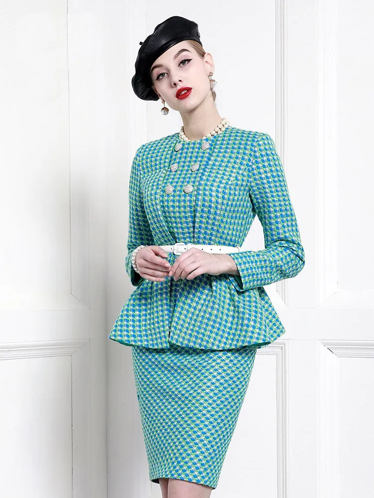 Spring Fashion Professional Hepburn Temperament Two-Piece Set