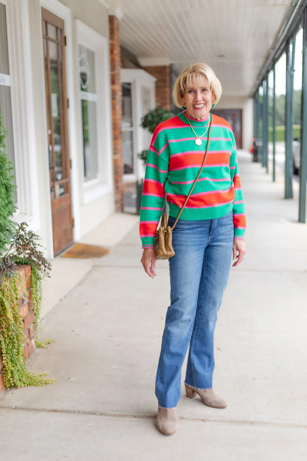 Striped Pattern Sweater