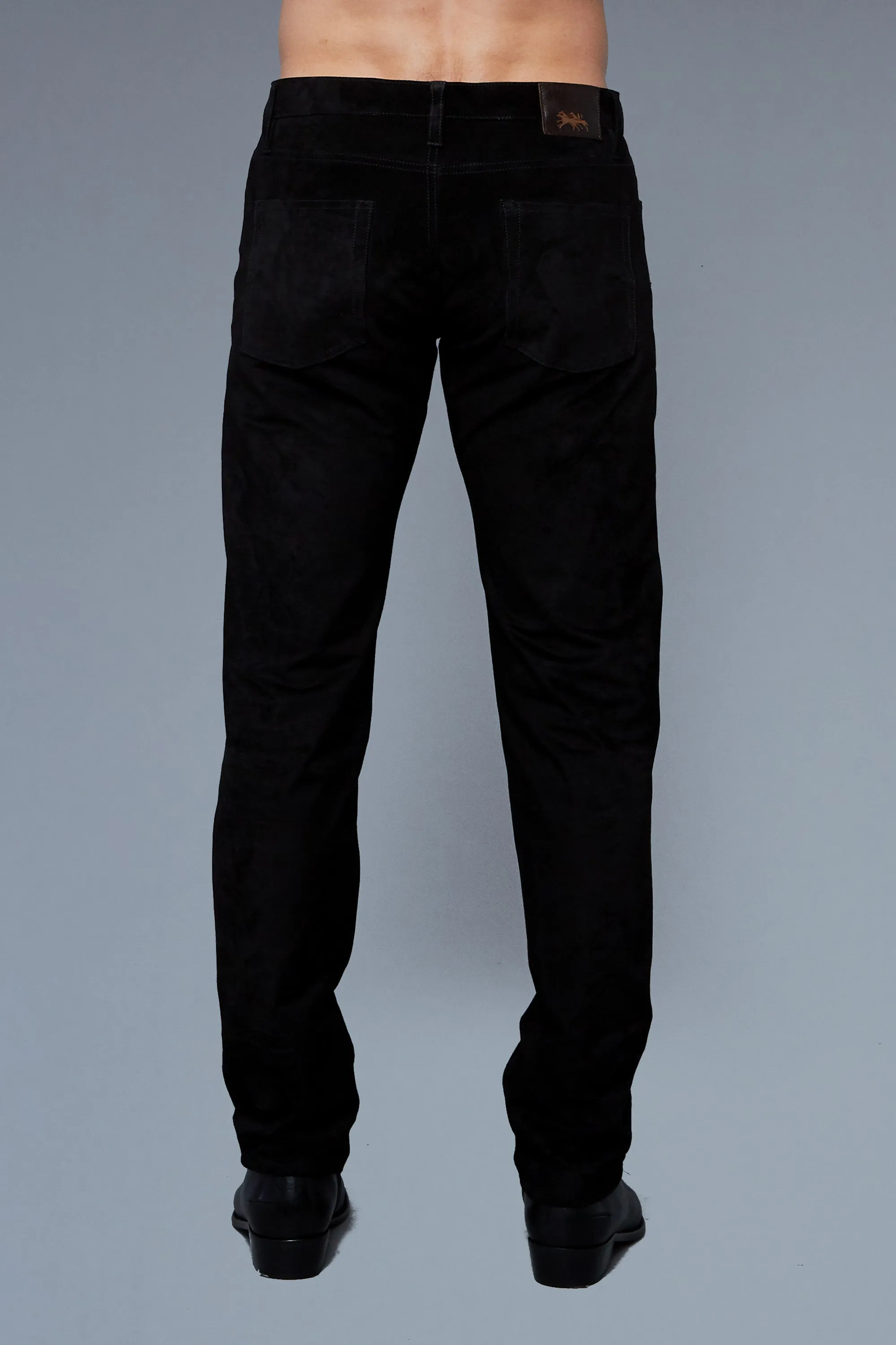 Suede Jeans | Black