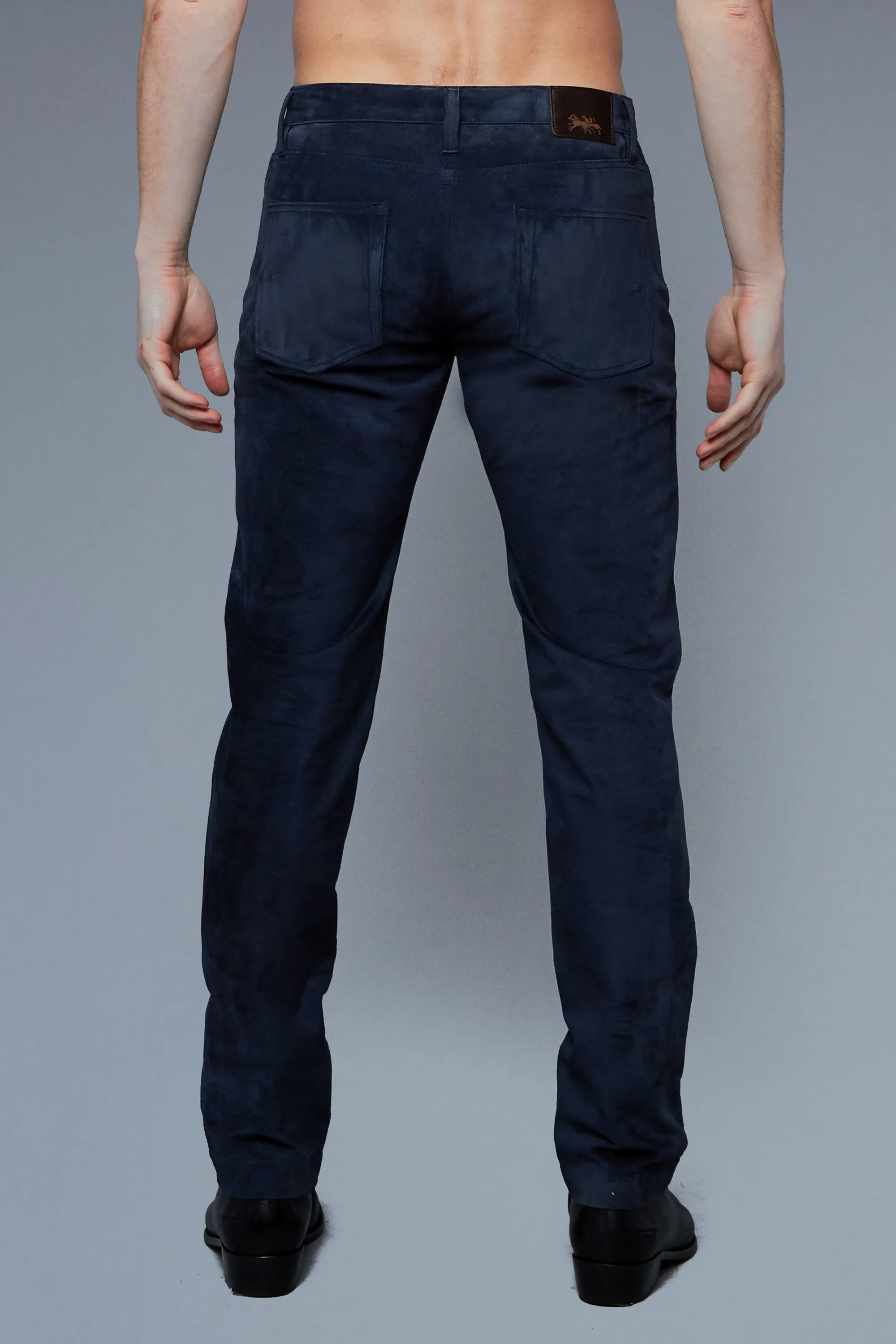 Suede Jeans | Navy