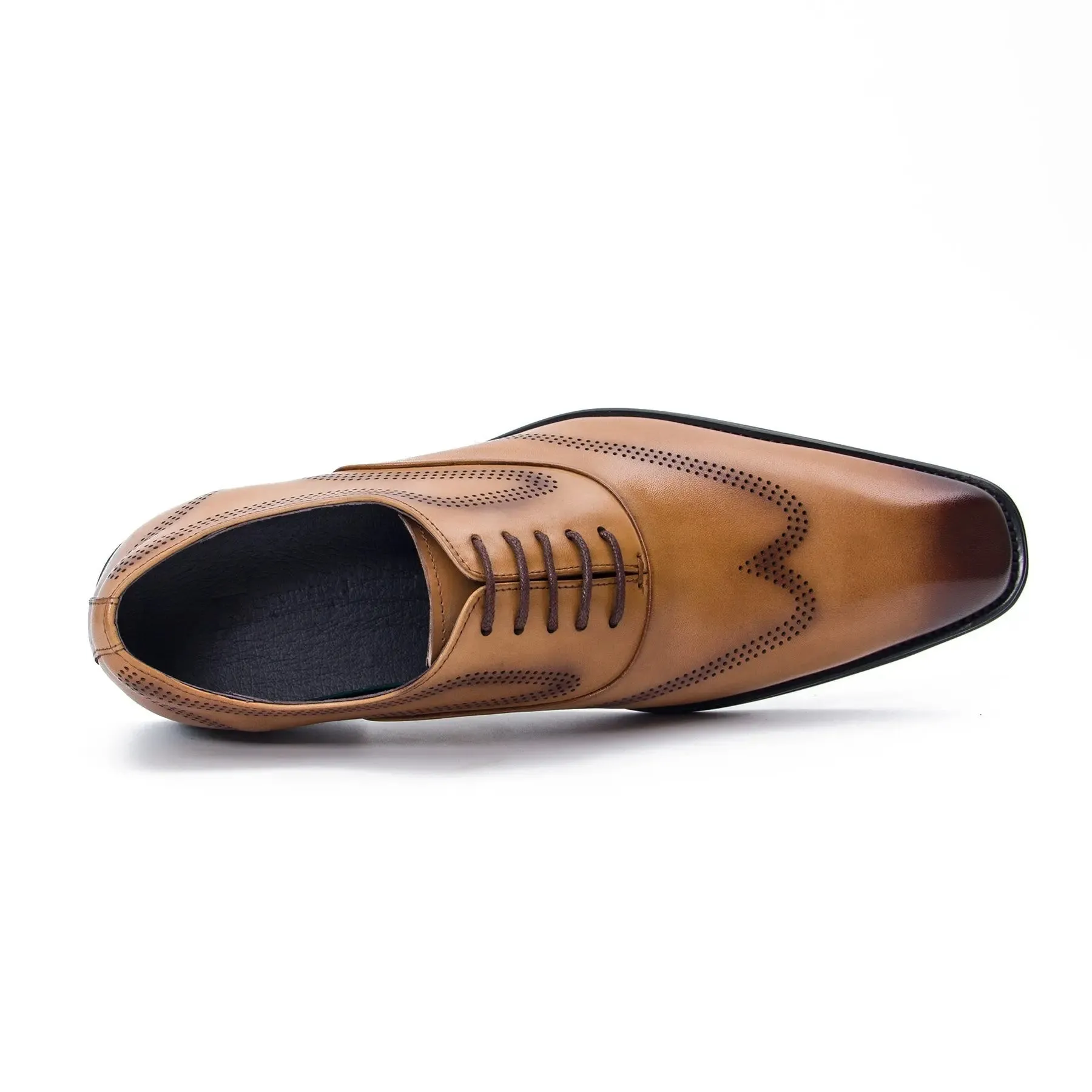 Tan Oxford dress shoes