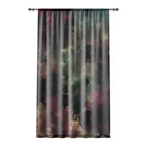 Vampire Art Grunge Window Curtain - Clouds