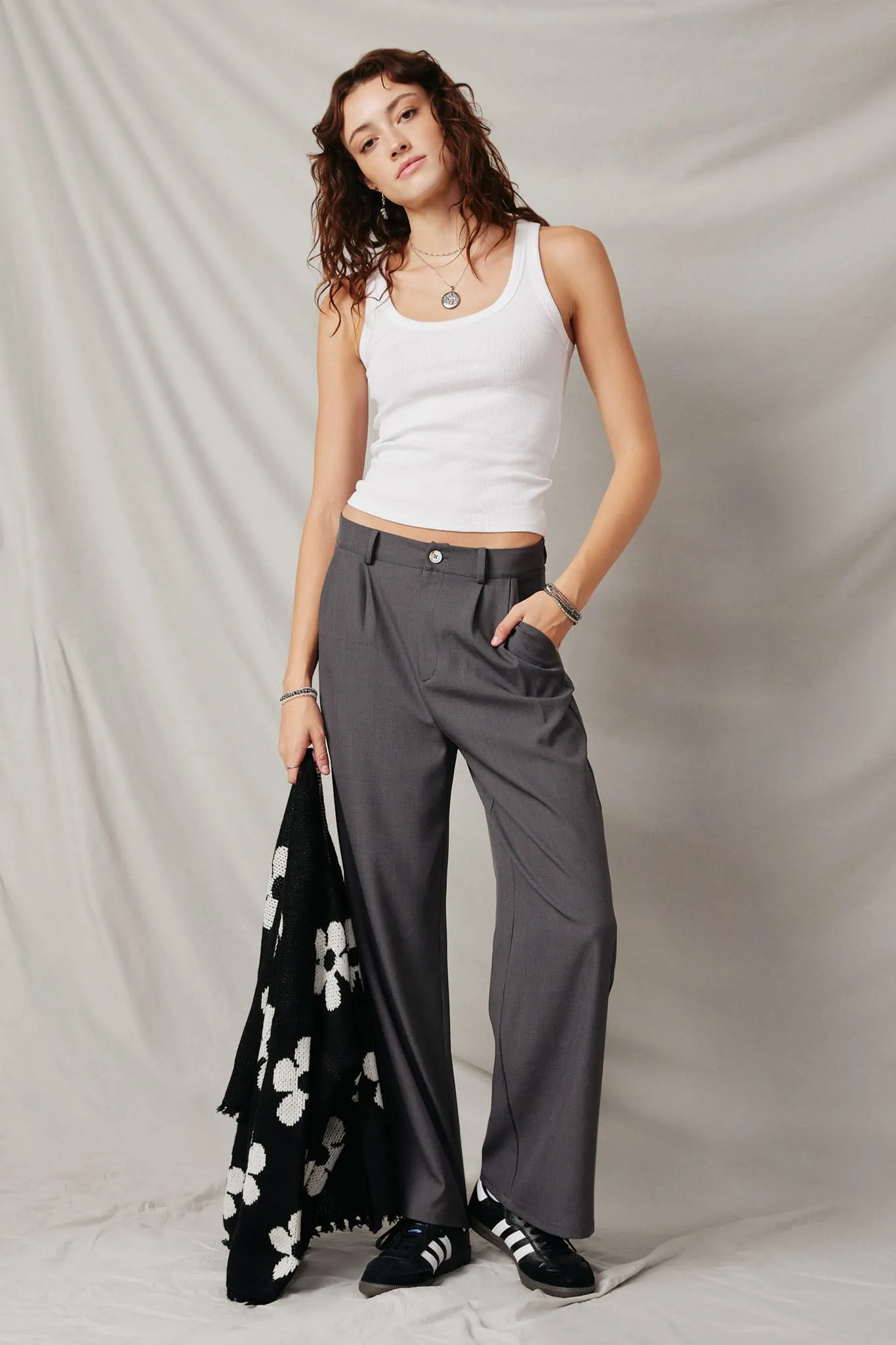 Wide Leg Trousers