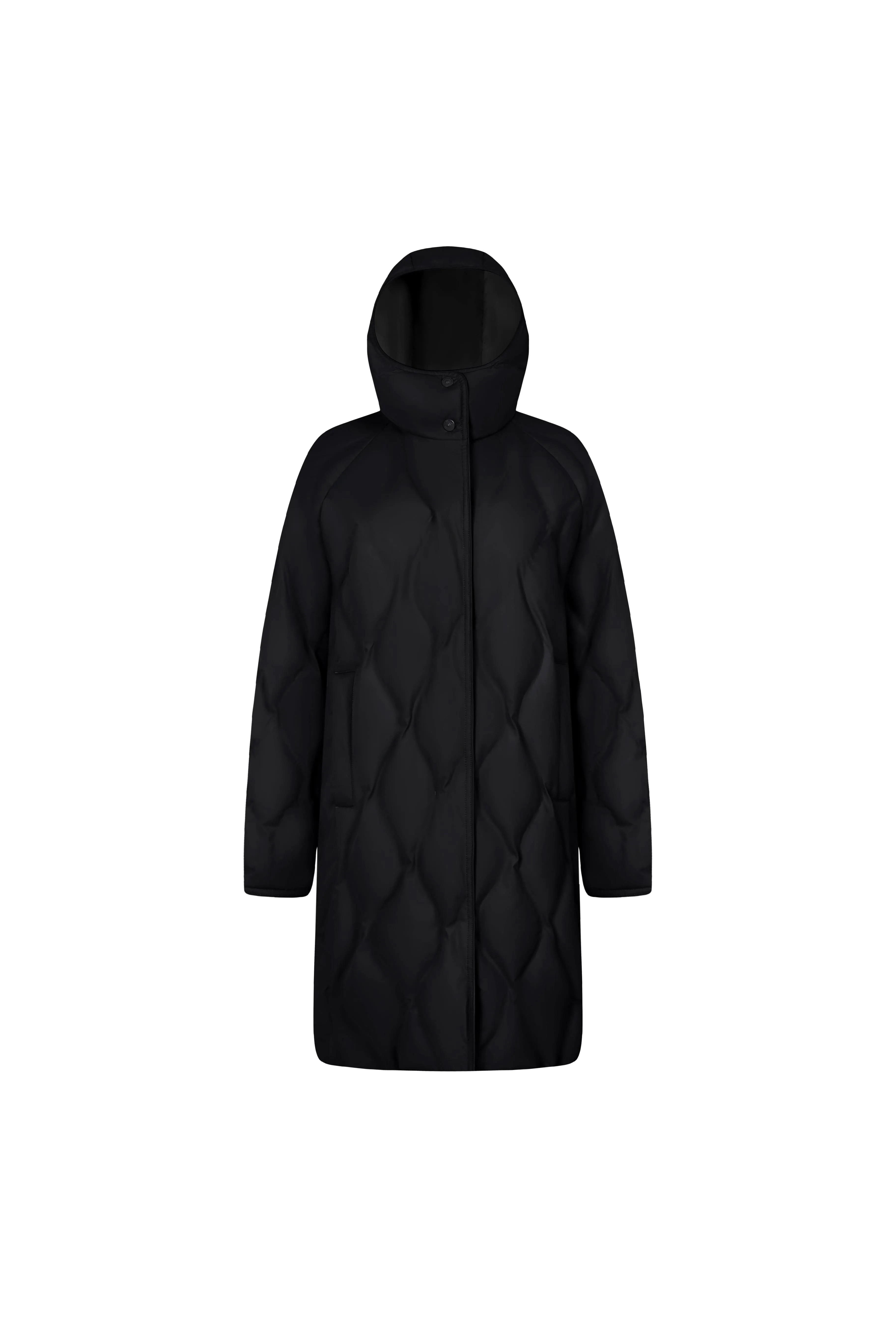 Women's Classic Business Thigh Length Goose Down Coat