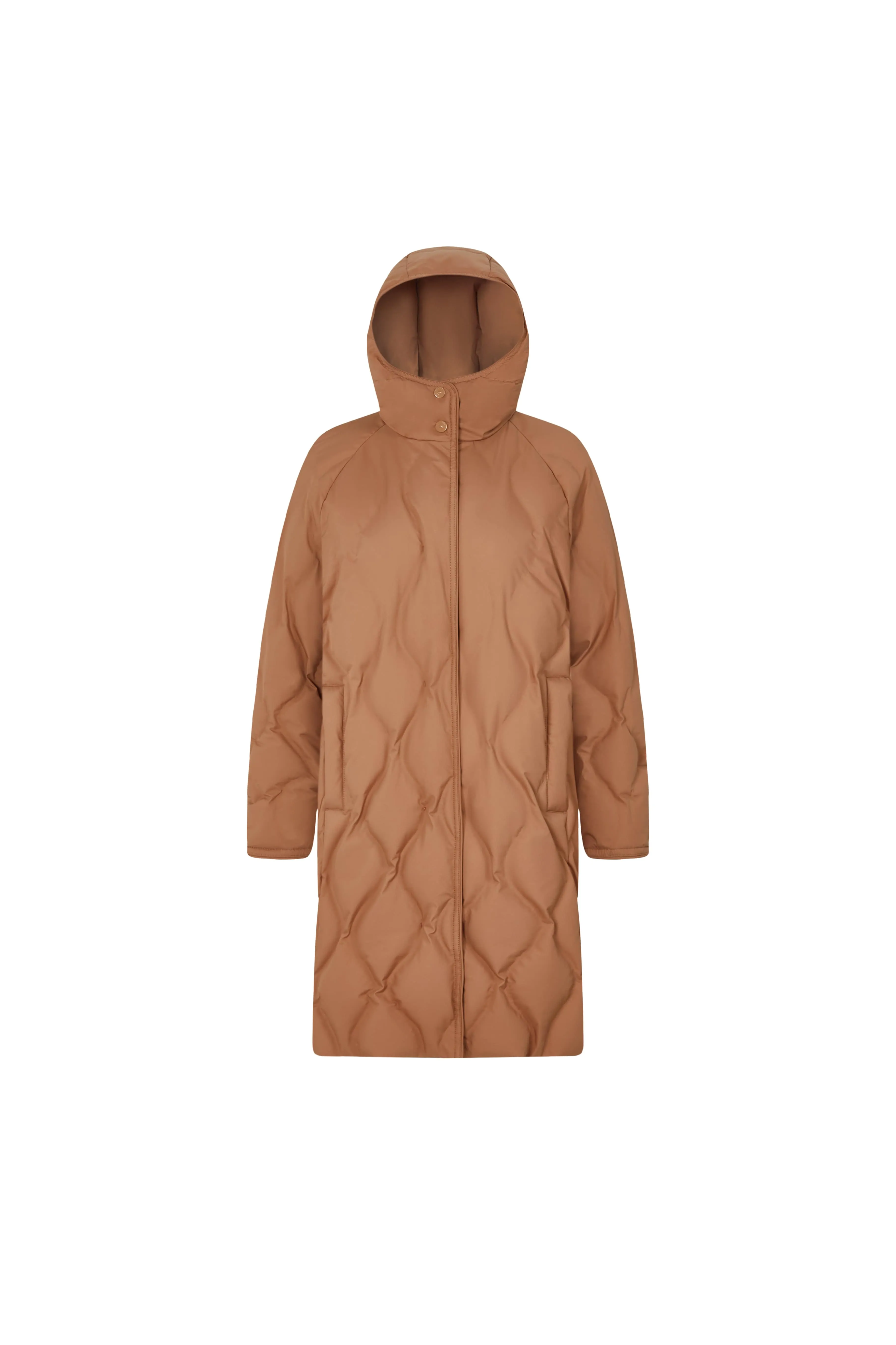 Women's Classic Business Thigh Length Goose Down Coat